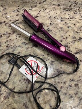 Instyler Rotating Hot Iron .75" Purple IS 1001.1  Tested Working